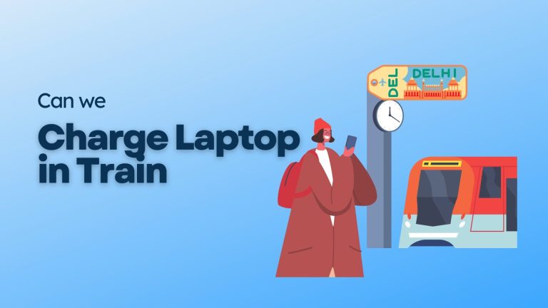 Can we charge laptop in train