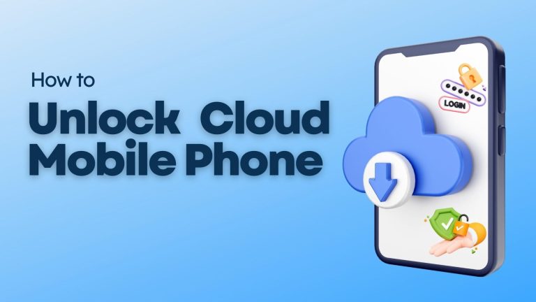 how to unlock a cloud mobile phone