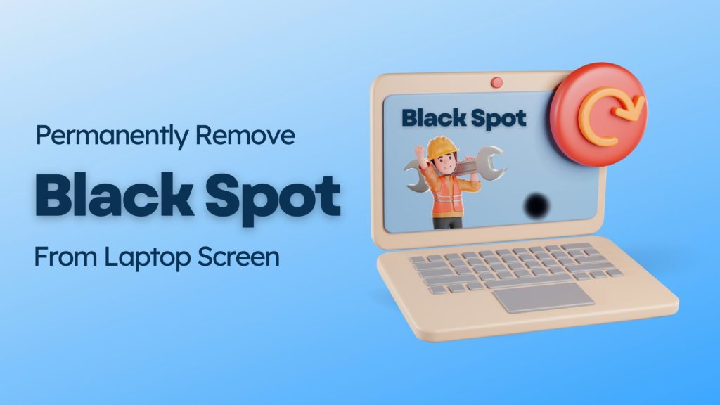 black spot on laptop screen